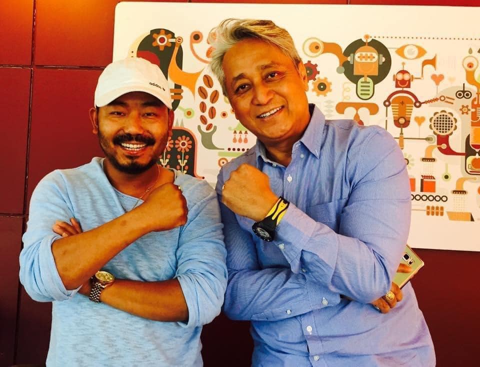 Milan Chams and vijay lama